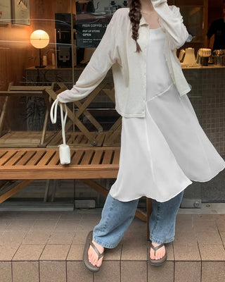 Summer color cardigan