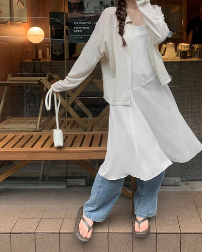Summer color cardigan