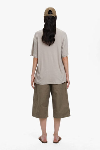 [MASONPRINCE] Henley Neck Short-Sleeve T-Shirt