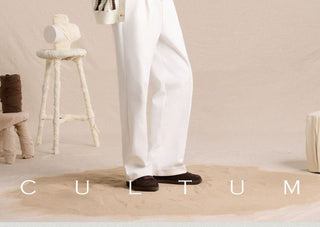 [CULTUM] Relaxed Fit Openwork Knit Cardigan