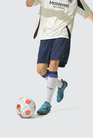 [Monterest] Embroidered Mesh Athletic Shorts