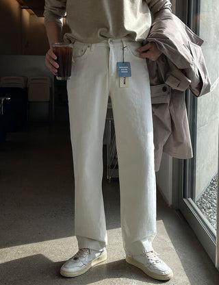 Natural Regular Fit Denim Pants (3 colors)