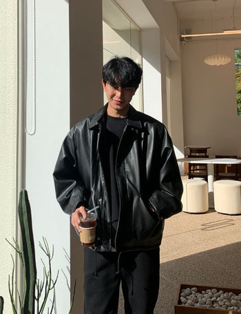 Gopeople Field Leather Jacket
