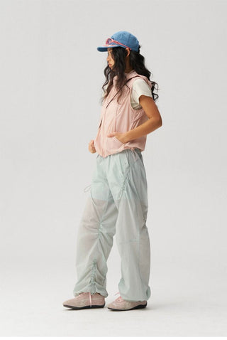 [Monterest] UPF50+ Water-Resistant Ruched Parachute Pants