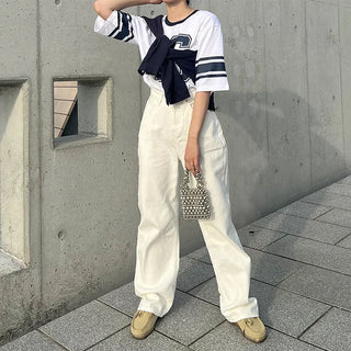 Loose cotton pants
