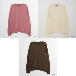 Basic Simple Lightweight Sweatshirt
