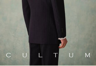 [CULTUM] 1930s Pinstripe Double-Breasted Peak Lapel Suit