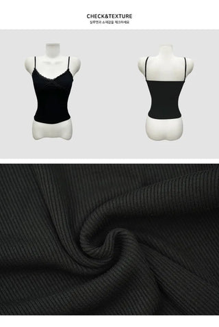 Mining Lace Strap Adjustable Sleeveless - 4 colors