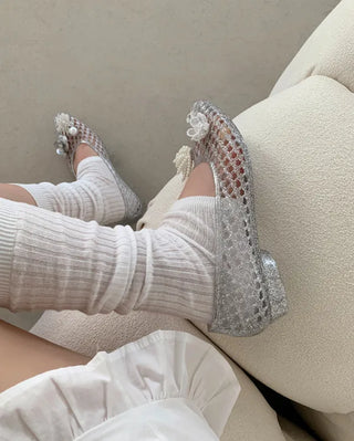 [3 colors] Glow Jelly Flat Summer Aqua Jelly Shoes Sandals