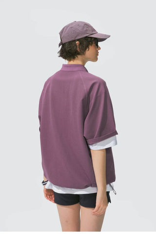 [Monterest] Quick-Dry Half-Zip Polo Shirt
