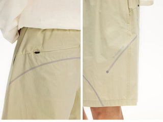 [Monterest] Water Repellent Contrast Stitch Shorts