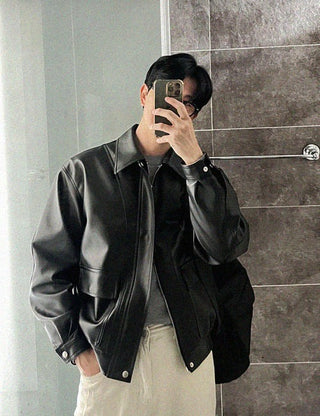 High-quality leather jacket (3 colors)