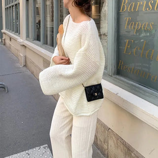 Oversized Boat Neck Knit