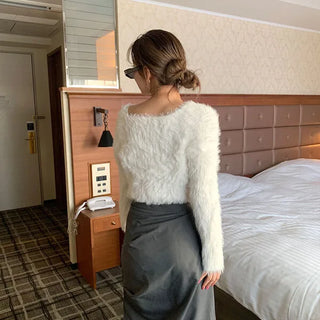 Soft cropped cardigan
