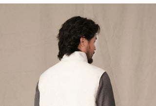 [CULTUM] Wool Lined Stand Collar Vest