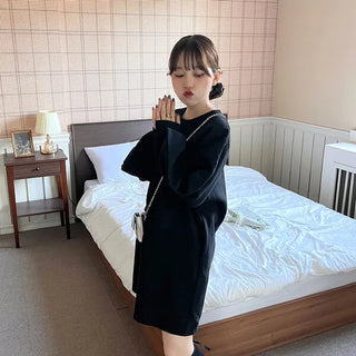 Balloon sleeve mini dress