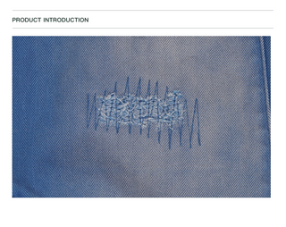 [moromoro2] Distressed Saber-Cut Cotton  Pants