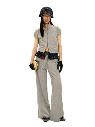 [Moromoro2] Chain Link Belt Denim Waist  Bag