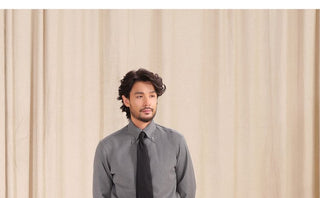 [CULTUM] Neapolitan Double Pleat Wool Blend Trousers