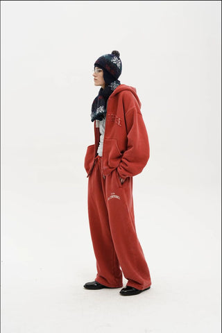 [MASONPRINCE] Fleece Lined Hoodie & Sweatpants Set
