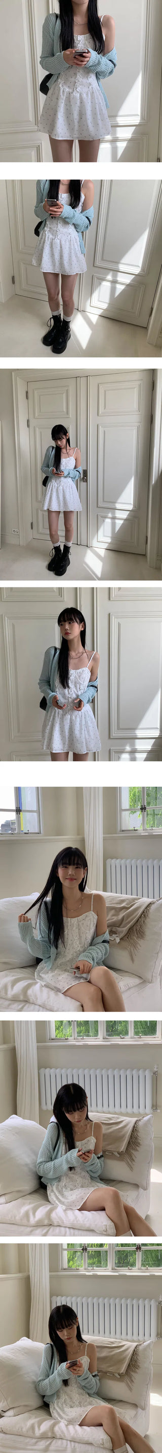 Powder Summer Boucle Daily Ribbed Cardigan - 5 Colors