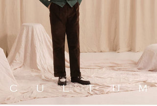 [CULTUM] V-Neck Cotton Cashmere Blend Cardigan