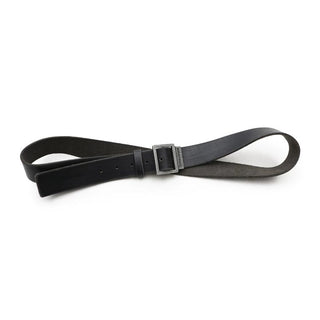 [MASONPRINCE] Needle-Free Metal Buckle Leather Belt