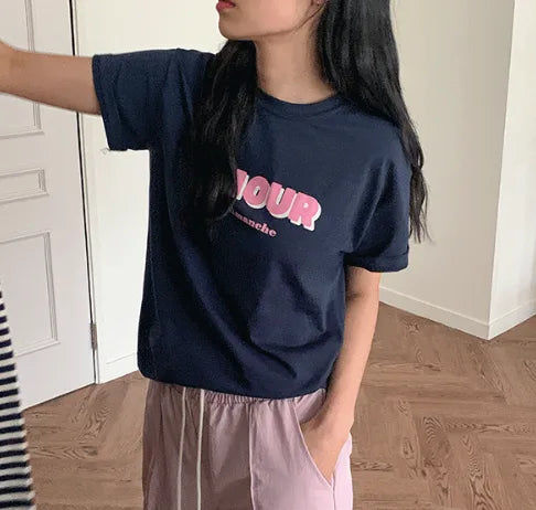 Printed Modal Span Short-Sleeve T-Shirt