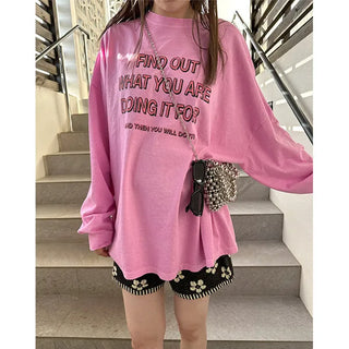 Lettering Oversized T-Shirt