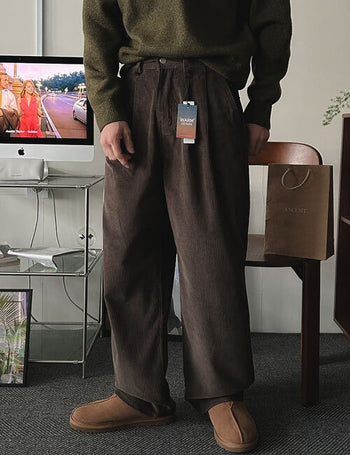 WARM Corduroy Regular Pants (no.651)