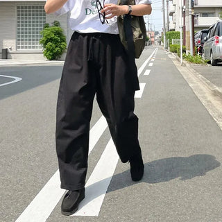 cotton balloon pants (black)