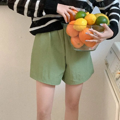 (5 colors) Banding Half Pants