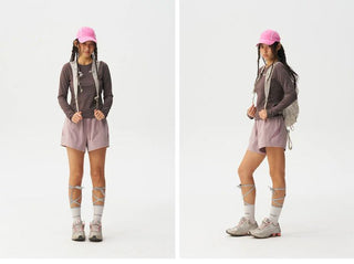 [Monterest] Quick-Dry Mesh Panel Running Shorts