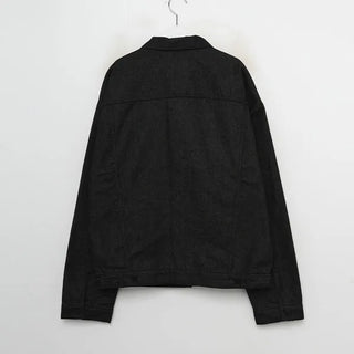 Black denim jacket