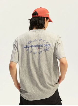 [Monterest] Quick-Dry Star Print Relaxed Fit Tee