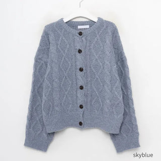 Round Cable Cardigan