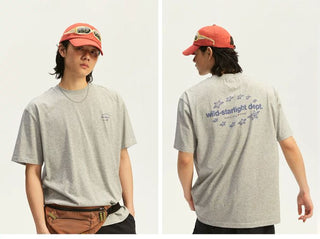 [Monterest] Quick-Dry Star Print Relaxed Fit Tee