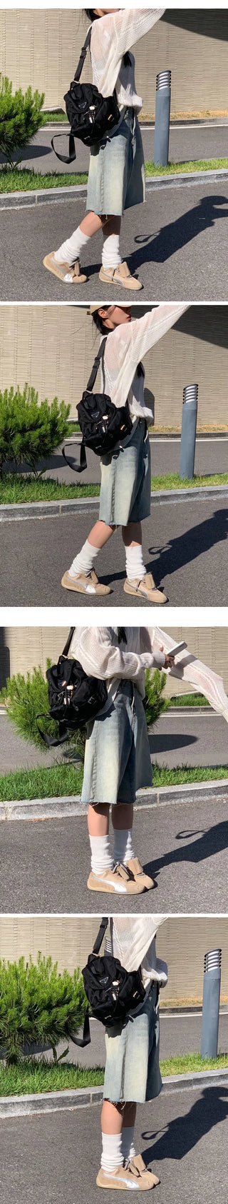 Bermuda Faded Denim Cut Pants - 2 Colors