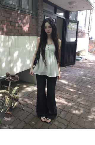 Custom Made Series / Summer Flared Long Pants - 4 Colors