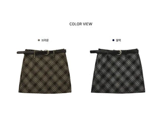 Belly Check Mini Skirt Pants - 2 colors