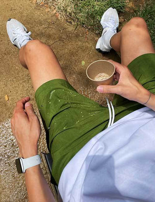 Waterproof Elastic Waist Half Pants (10 colors)