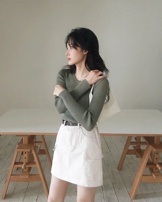 Slim Rib Knit