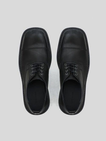 [MASONPRINCE] Leather Derby Shoes