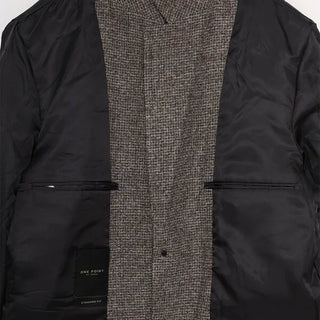 Checked blazer jacket