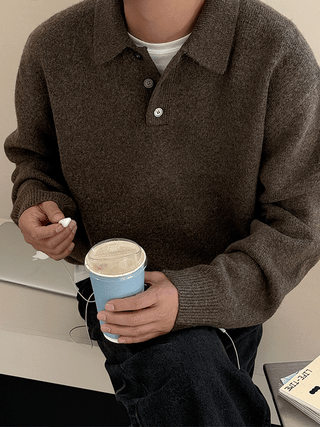Hertz Cashmere-like Collar Knit