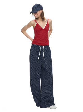 [NECY] Mini Dot Allover Print Wide Pants (2color)