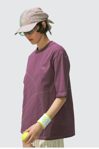 [Monterest] 7A Antibacterial Stitch Panel Relaxed Tee