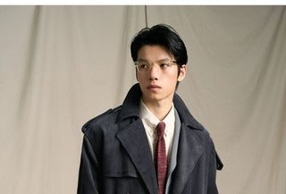 [CULTUM] Cotton Corduroy Mid-length Trench Coat