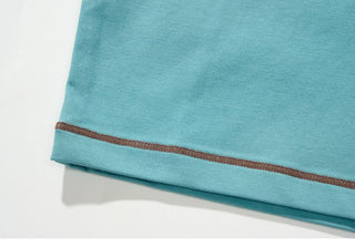 [Monterest] Raglan Sleeve Color Block Slim Fit Tee