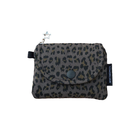 Multi Card wallet _Leopard Dark